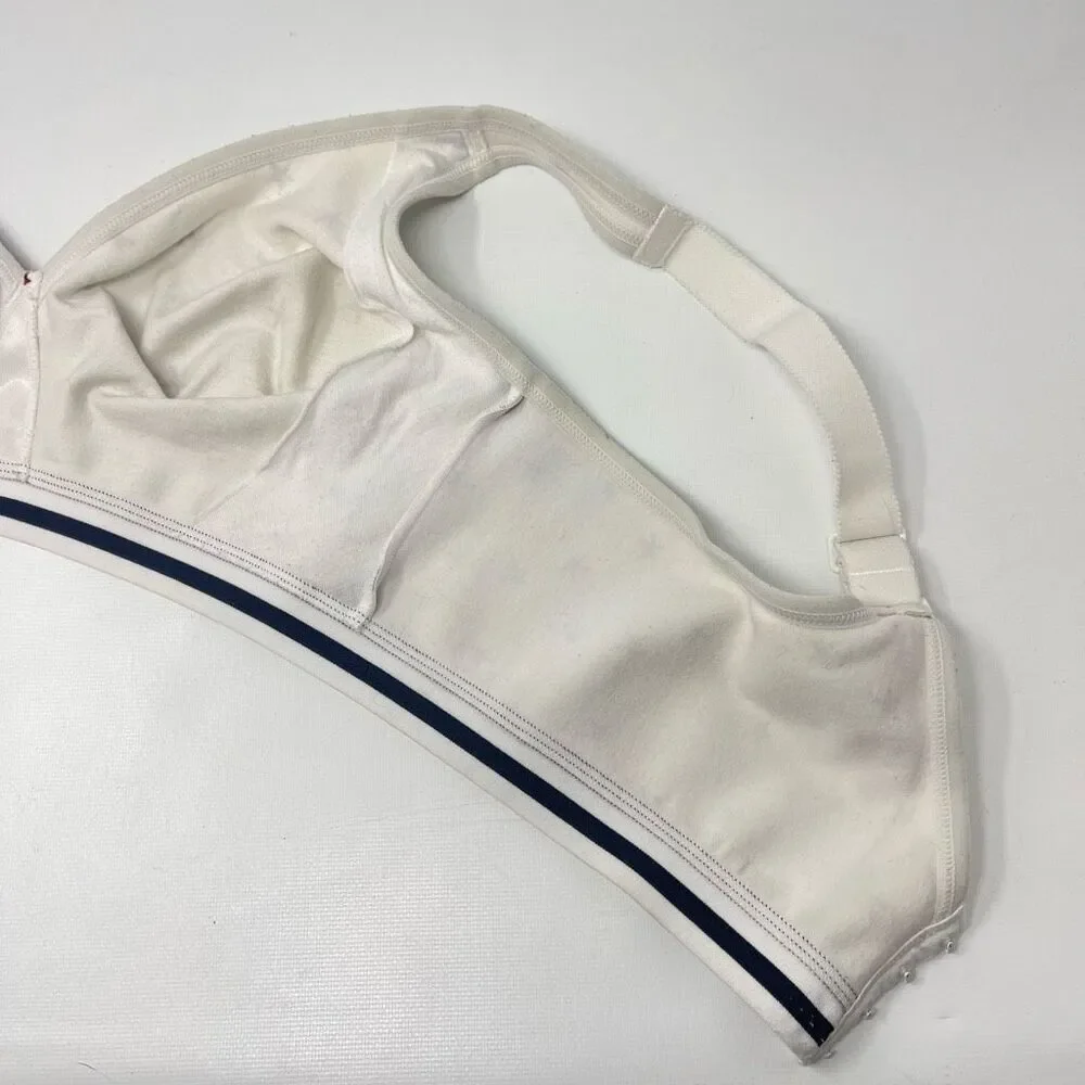 Cacique Lane Bryant Unlined Full Coverage No Wire White Stars Bra Women Size 42D